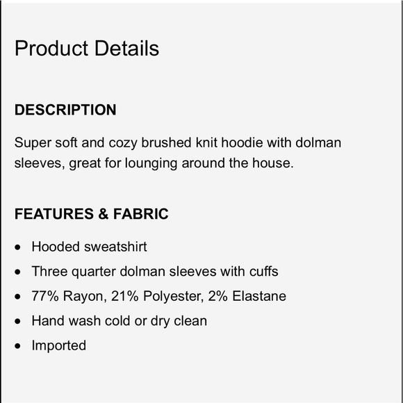 NWT BB Dakota Under The Hood Hoodie Navy Heather - Picture 4 of 11